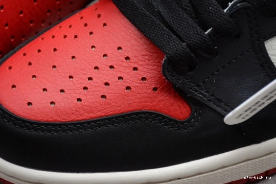 High Jordan 1 555088-610 Bred Retro 555088-610 Toe Air 0330